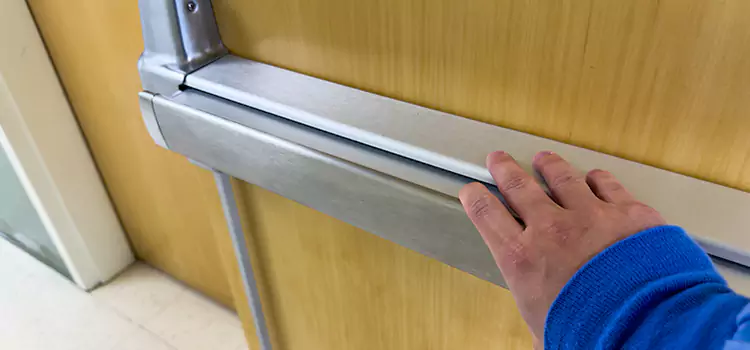 Installing a Push Bar on a Door Pueblo West